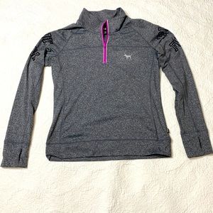 PINK QUARTER ZIP